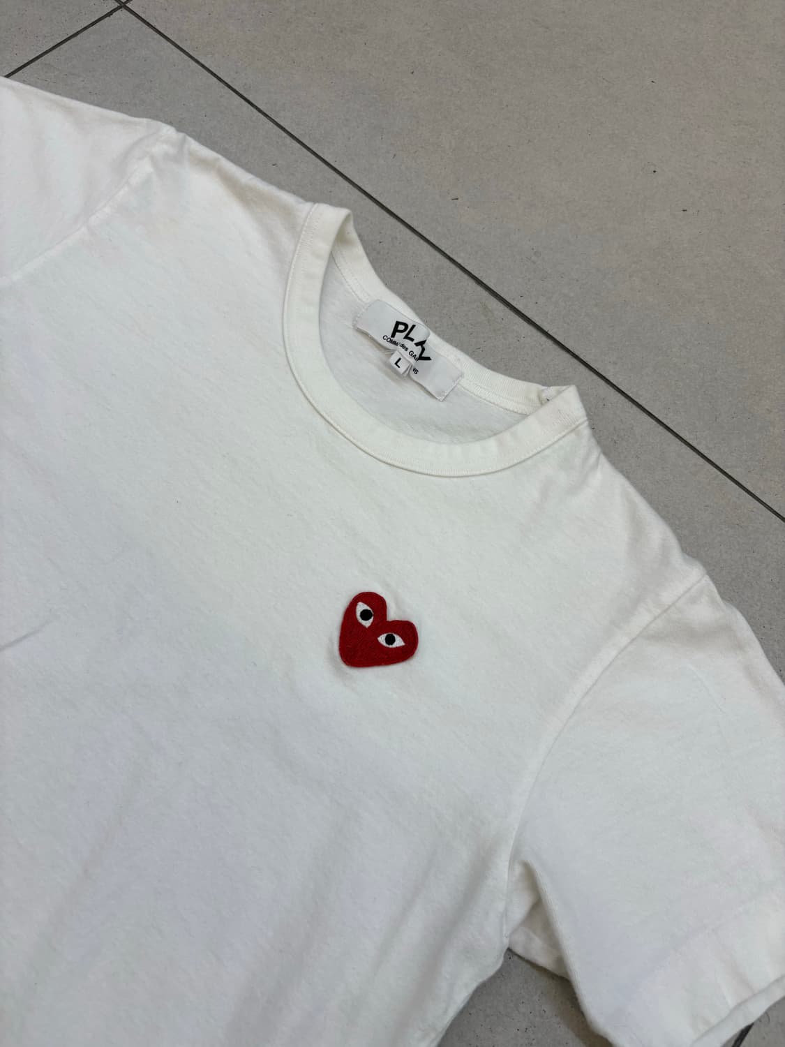 꼼데가르송 플레이 티셔츠 상품이미지5