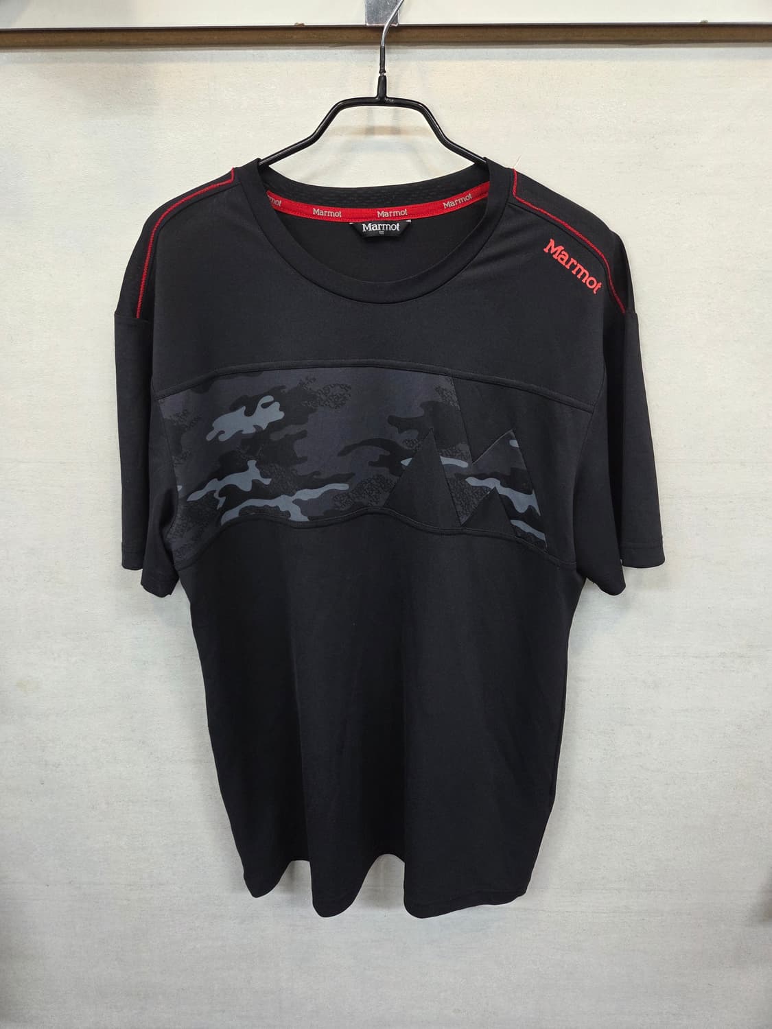 마모트 마운틴 카모 기능성 반팔 L 상품이미지1