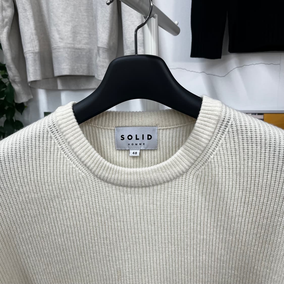 솔리드옴므 사이드로고 울니트 48 상품이미지3