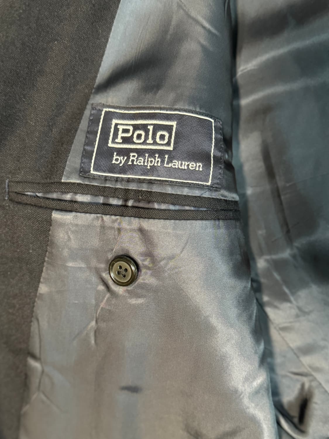 90s polo 폴로 랄프로렌 3포켓 울 블레이저 자켓 상품이미지5