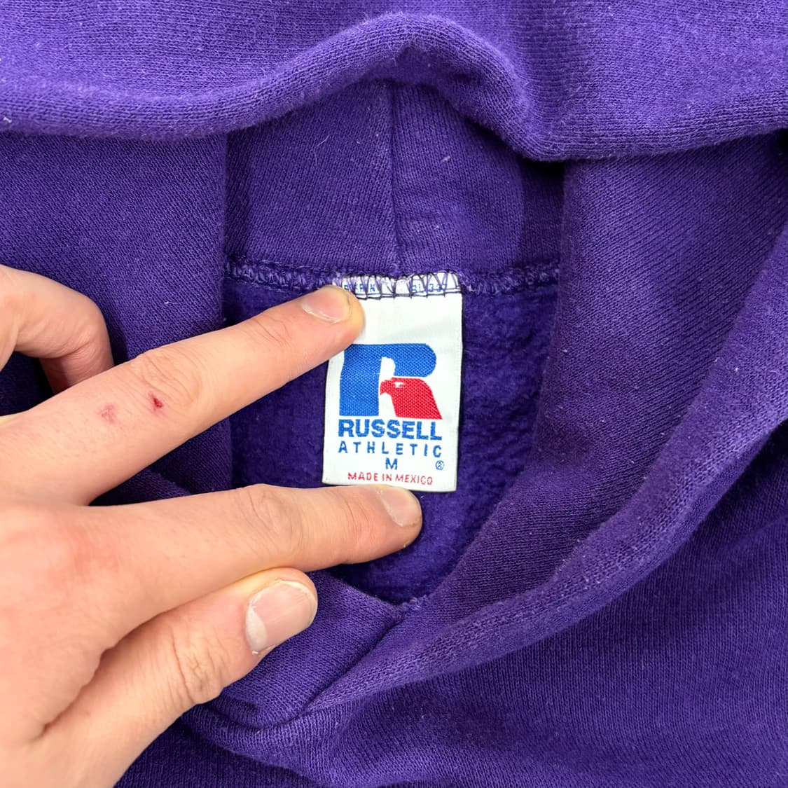 (M) 90s 러셀 프린팅 후드티 상품이미지5