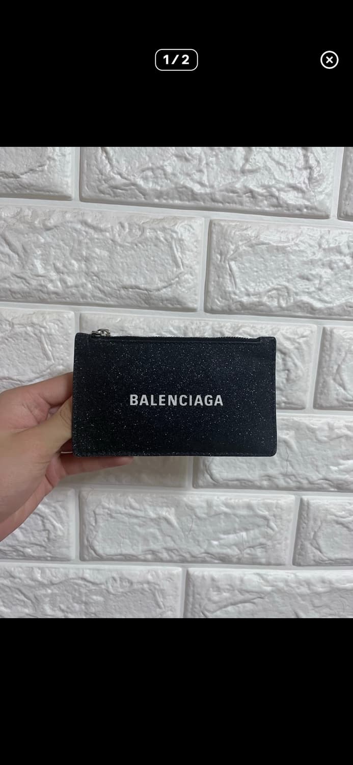 발렌시아가 글리터 카드지갑 상품이미지1