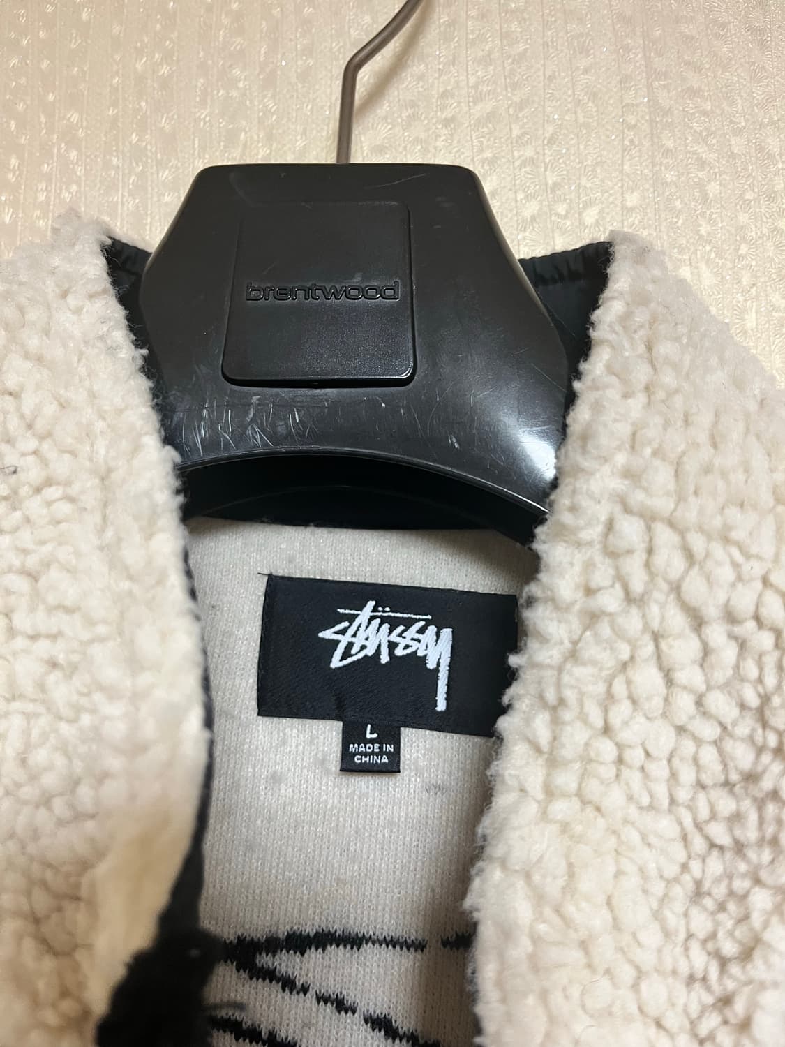 (지디착) 스투시 비너스 플리스 쉐르파 자켓 L 판매 상품이미지3