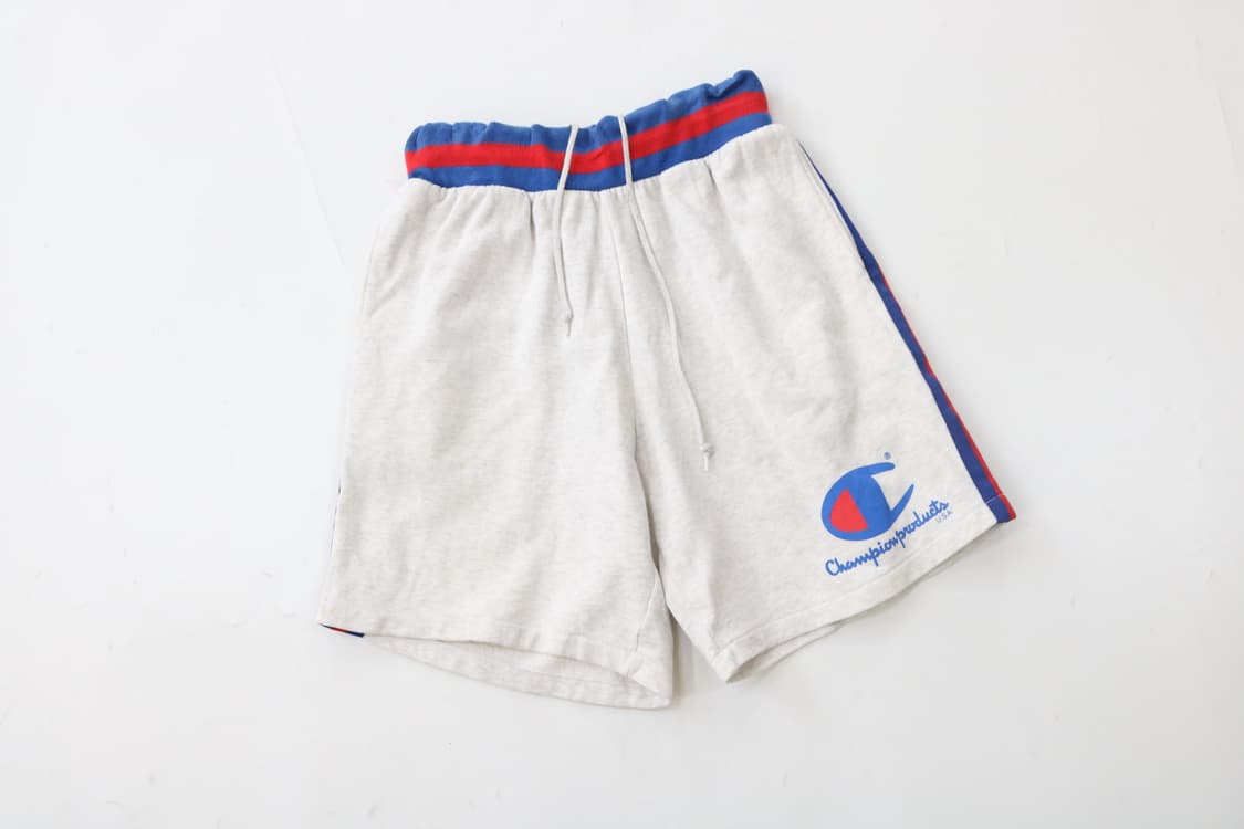 챔피온 빈티지 사이드라인 밴딩 스웨트 반바지 (M) 상품이미지2