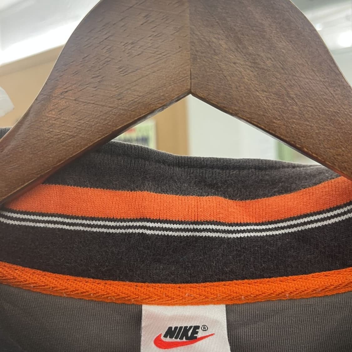 나이키 올드스쿨 레트로 Y2K 오렌지 반집업 맨투맨 L C10794 상품이미지7