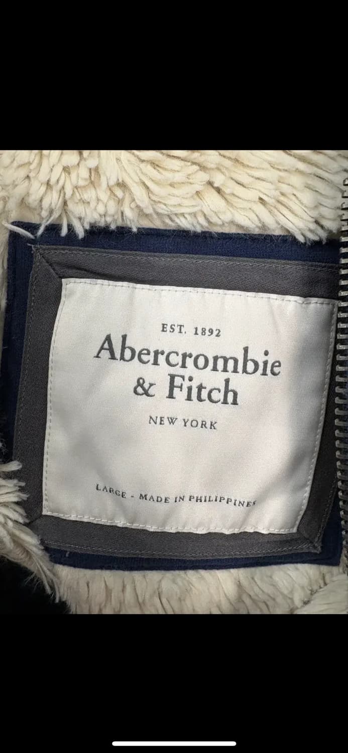 아베크롬비 울프죠 y2k 양털 후드집업 H1959 상품이미지6