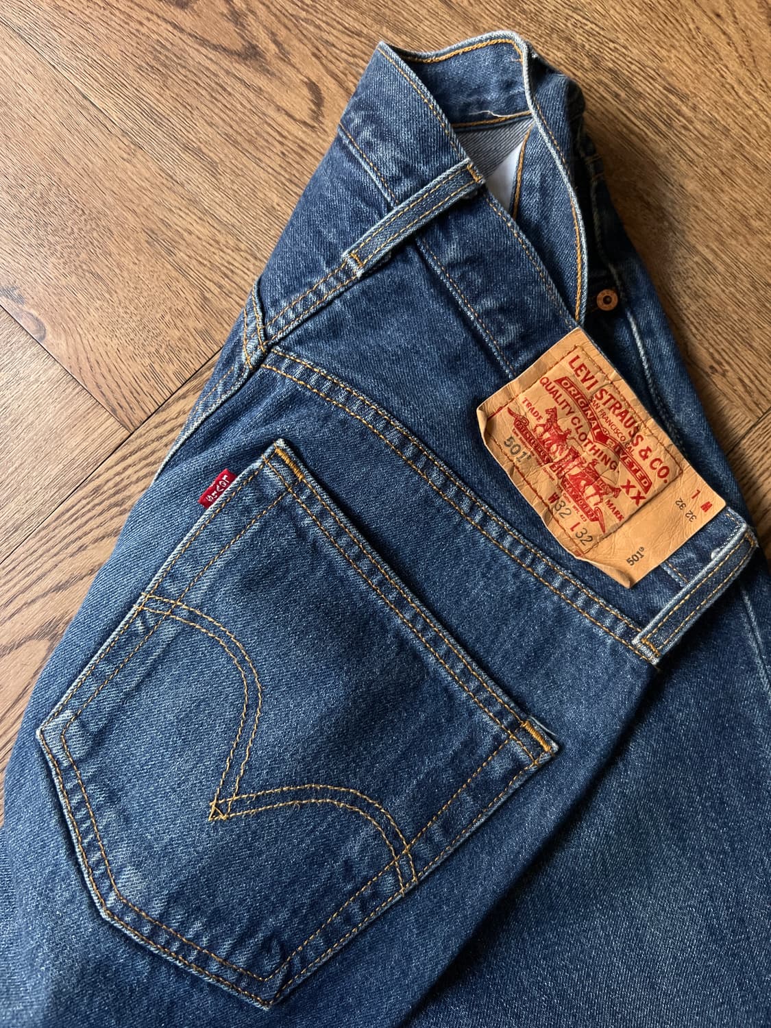 [32]00's 리바이스 501 스트레이트 데님 팬츠 상품이미지4