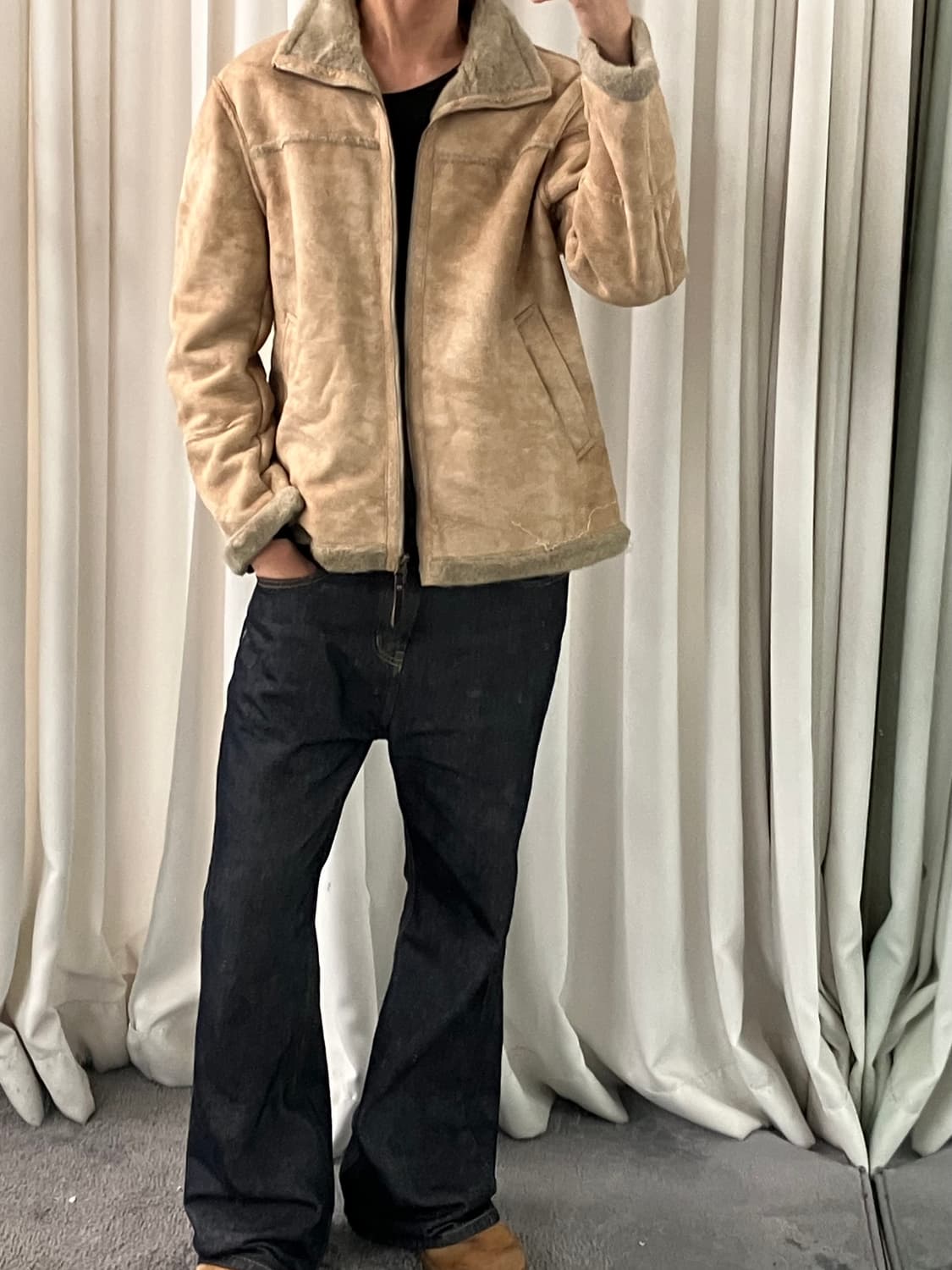 Carter's 카터스 스웨이드 무스탕 자켓 L 상품이미지8