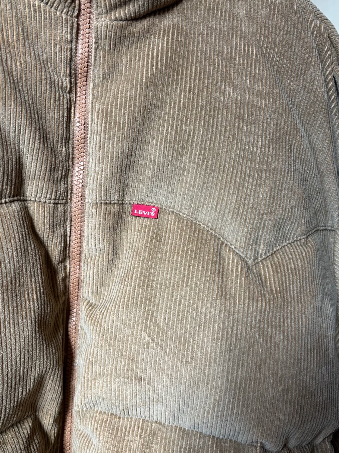 (XL) 리바이스 코듀로이 골덴 덕다운 패딩점퍼 상품이미지2