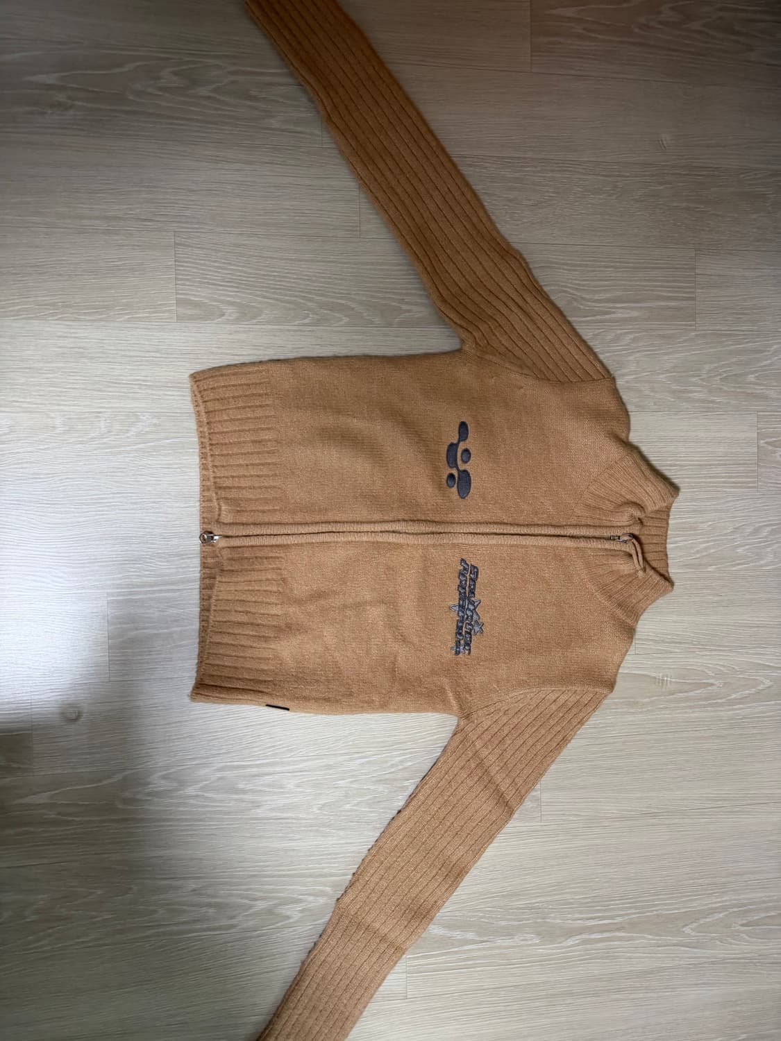 스컬프터 Atom Zip-up Sweater Deep Beige 상품이미지2