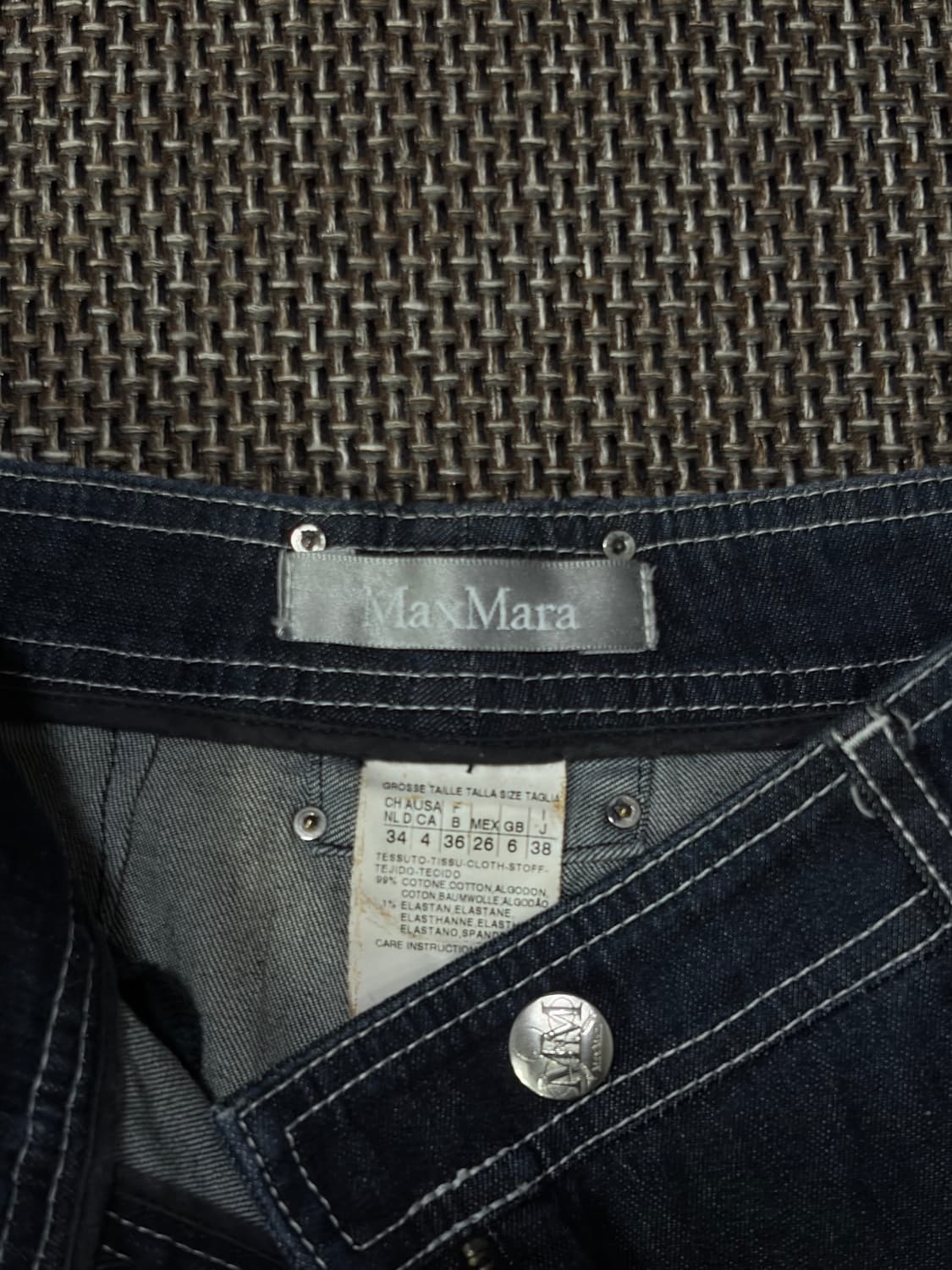 막스마라 7부 데님팬츠 상품이미지5