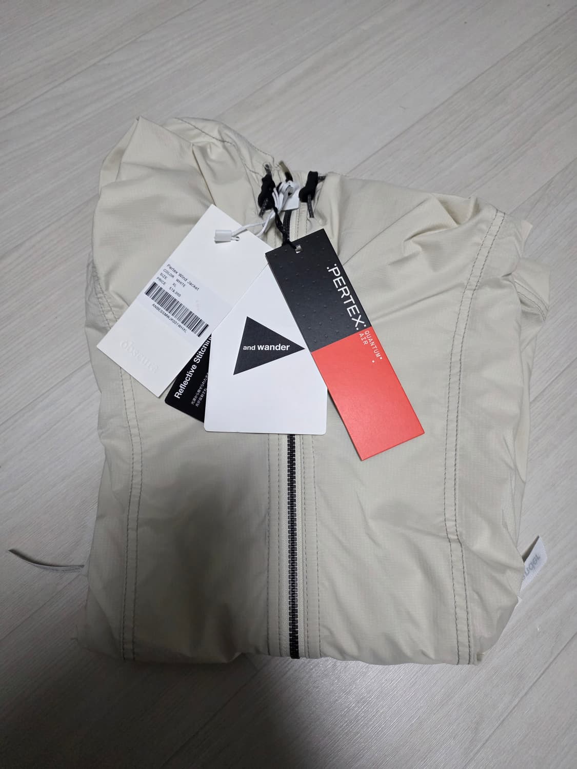 [XL] 앤드원더 퍼텍스 윈드자켓 팝니다 상품이미지8
