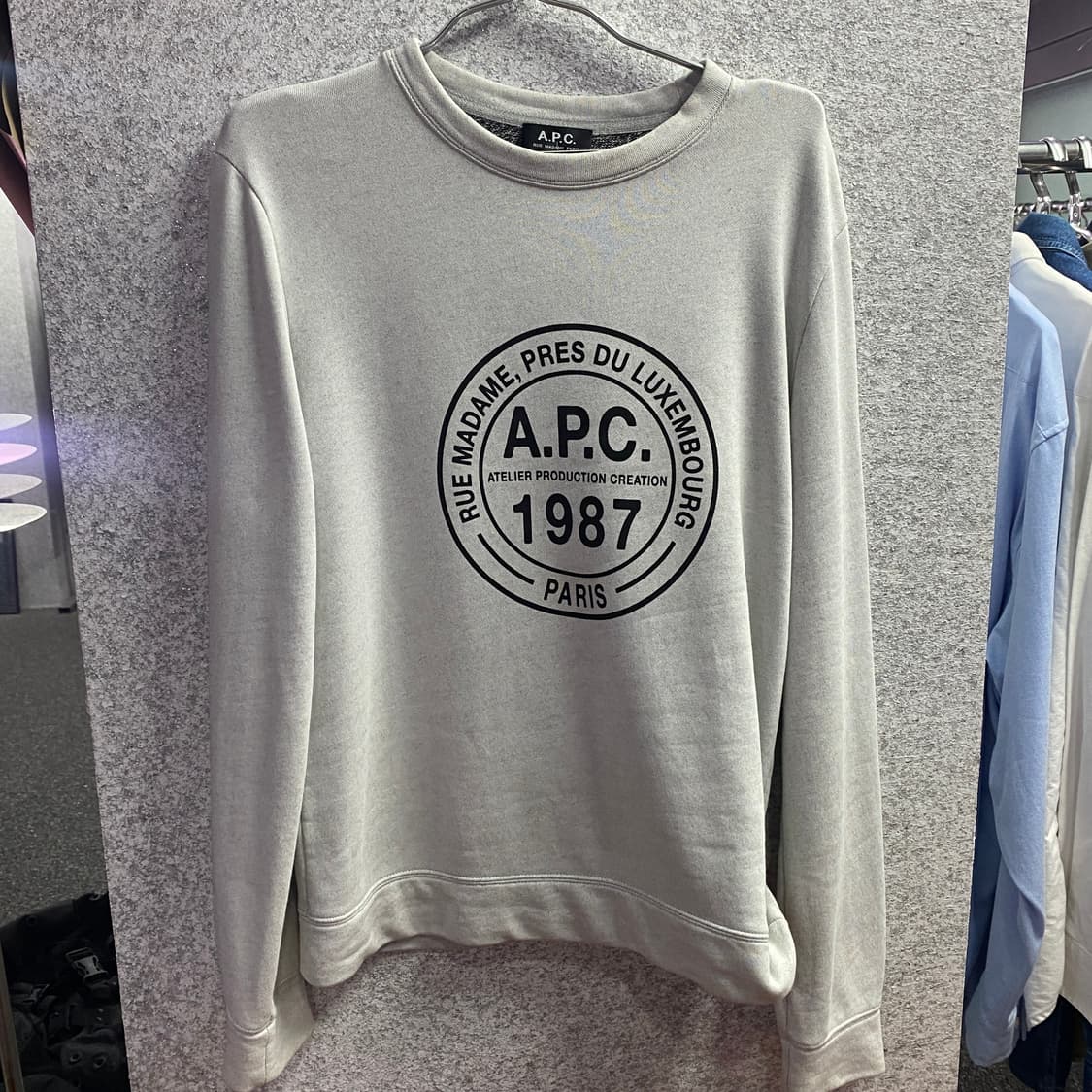 APC 1987 빅로고 스웻셔츠 B1475 상품이미지2