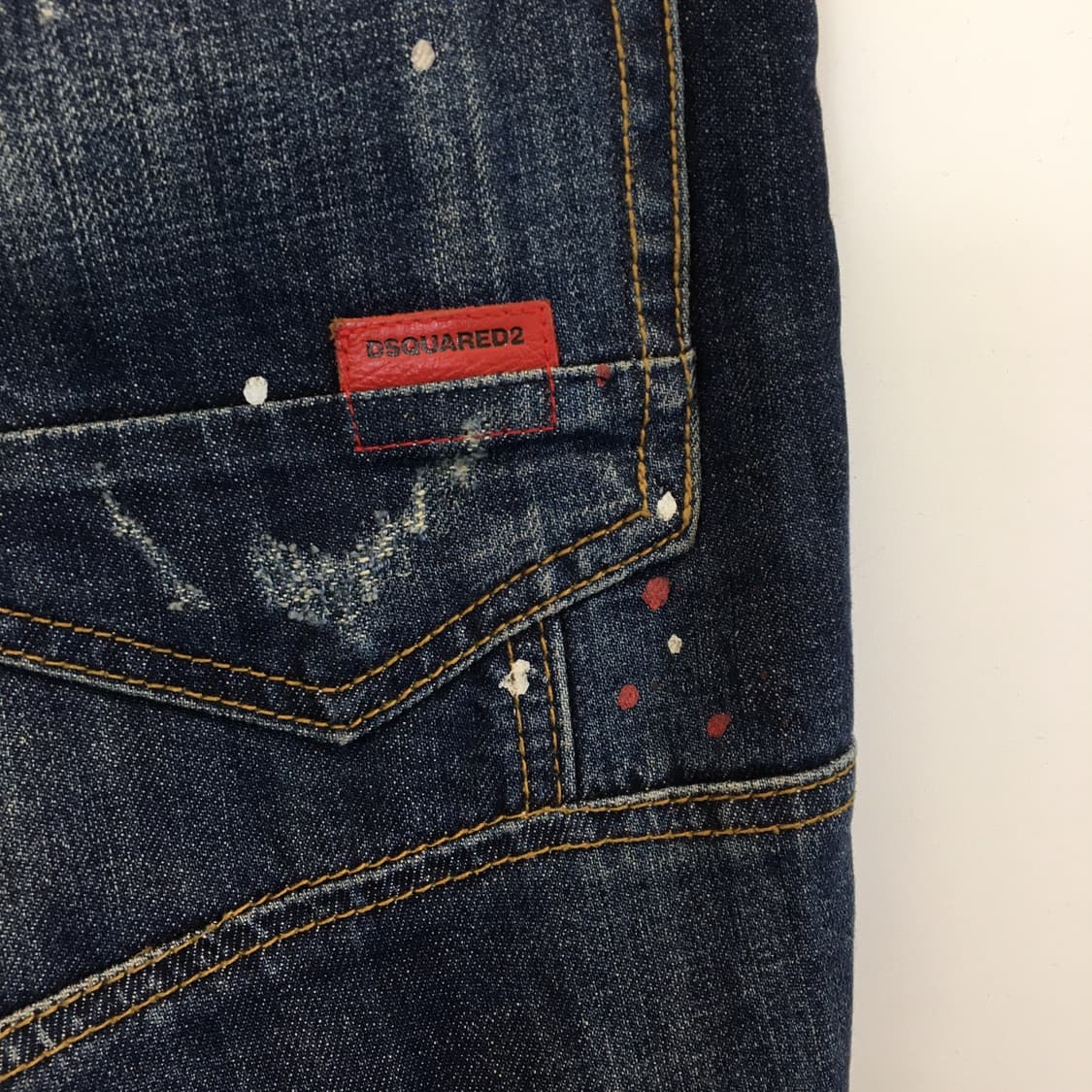 디스퀘어드2 나염페인팅 청바지 33-34  상품이미지4