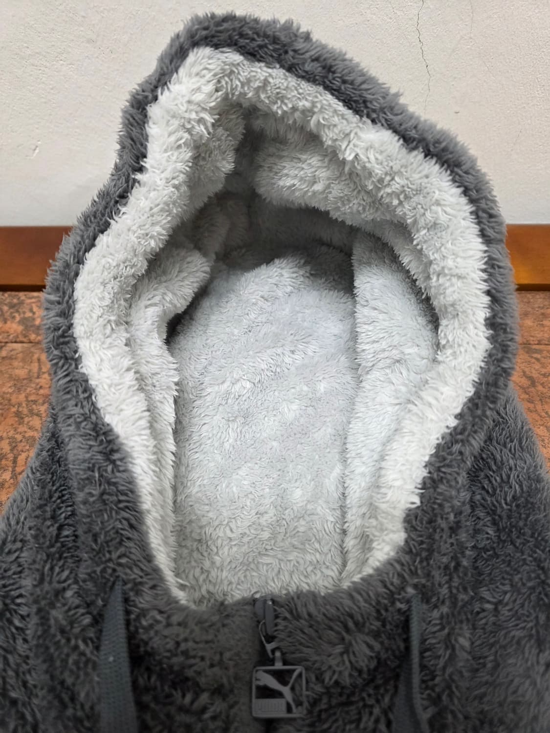 푸마 플리스 후드집업 자켓 S 상품이미지2