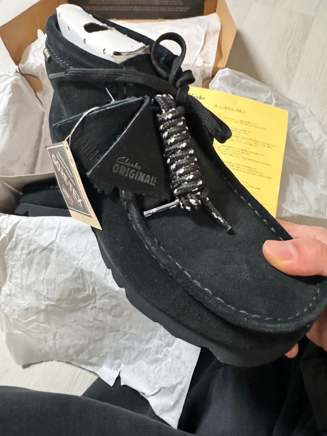 클락스x빔즈 왈라비 고어텍스 부츠 블랙 7 상품이미지2