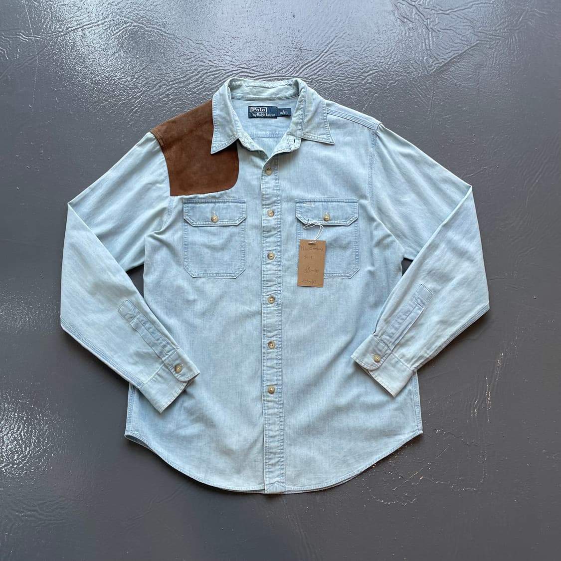 폴로 샴브레이 셔츠 상품이미지2