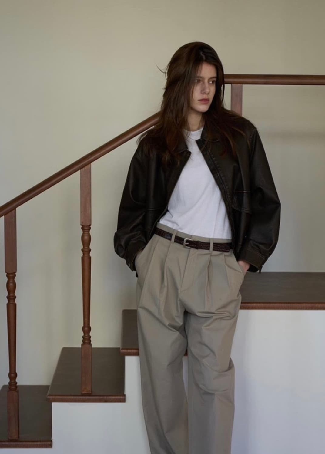 바질인더보틀 레더자켓  상품이미지1