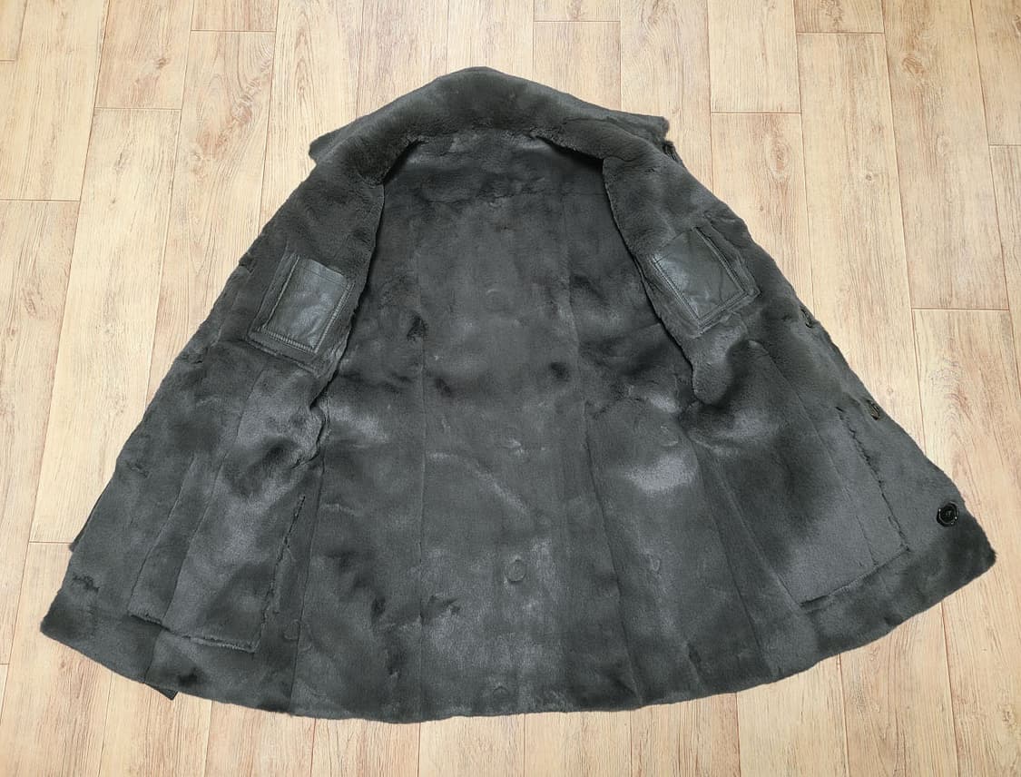 낫유어로즈(not your rose) 리버시블 레더무스탕 55-66 새상 상품이미지8