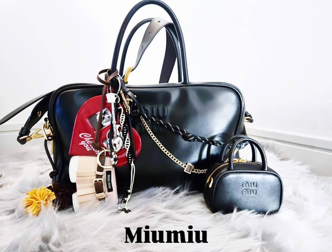 Miumiu 미우미우 가죽 탑 핸들백 보백 상품이미지1