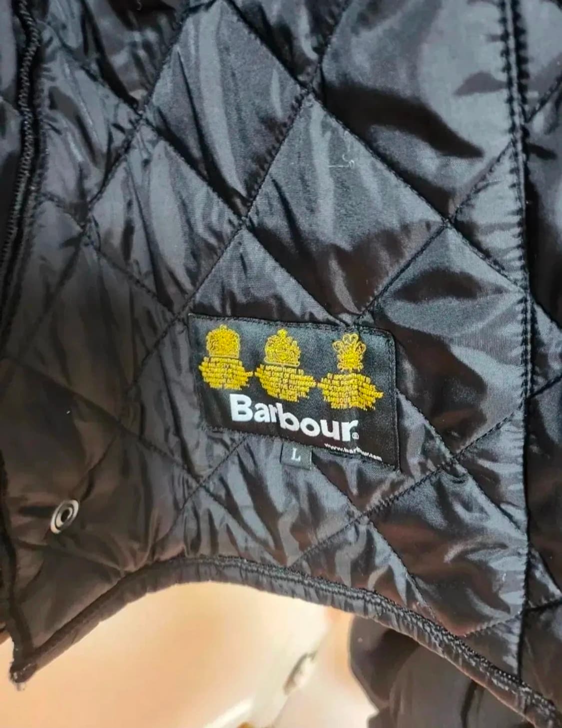 Barbour의 블랙 퀼팅 자켓 상품이미지7