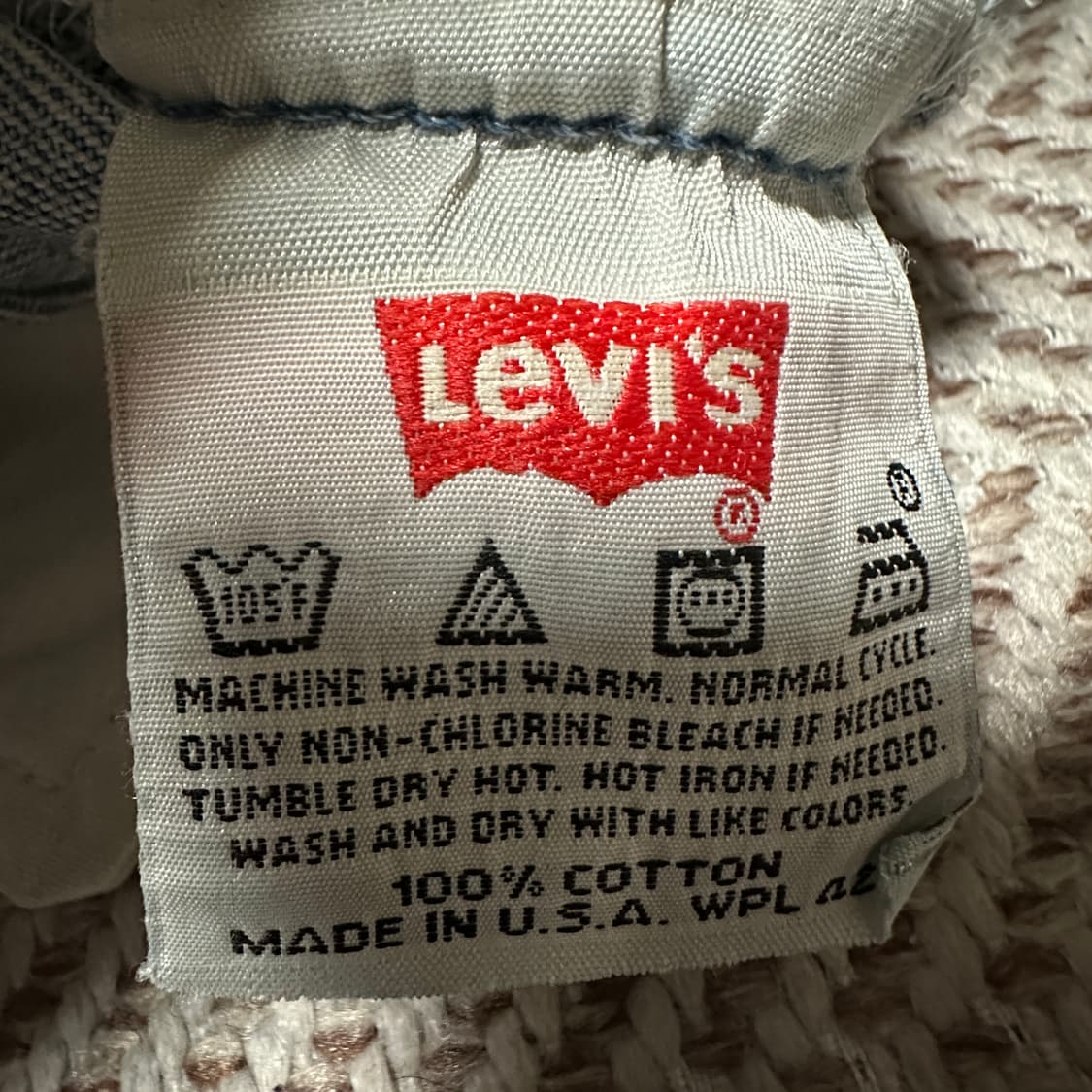 LEVI'S 501 90's usa made denim pants 상품이미지4