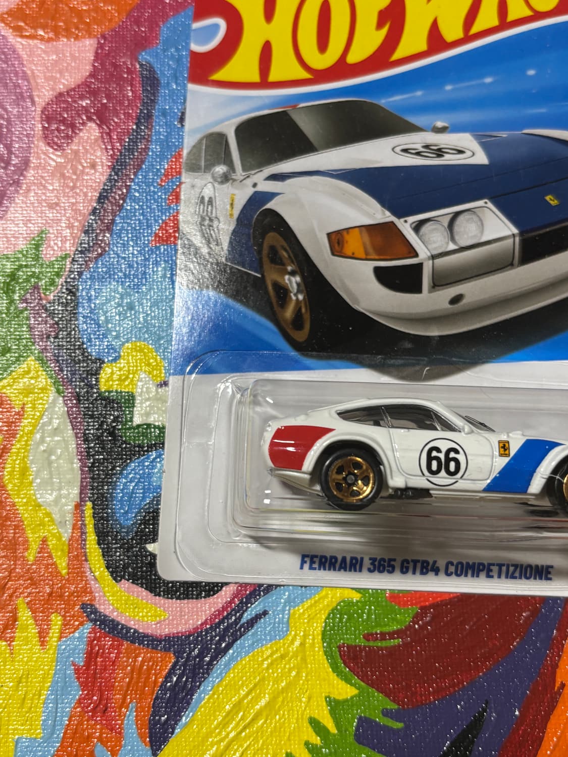 미개봉) 페라리 365 GTB4 컴페티치오네 다이캐스트 핫휠 인테리어소품 상품이미지4