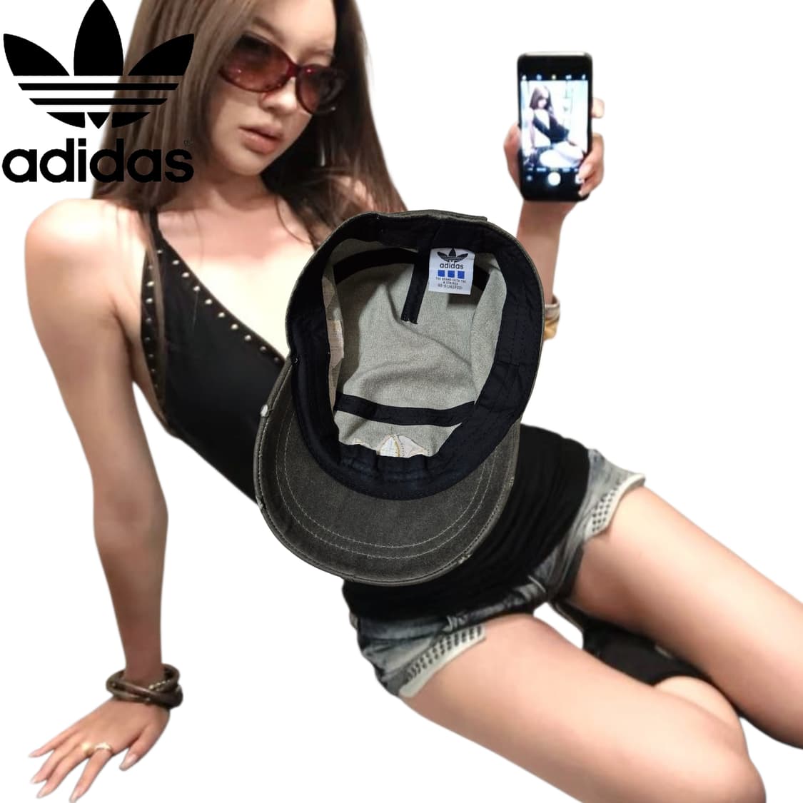 ADIDAS 80's khaki Cap 상품이미지2