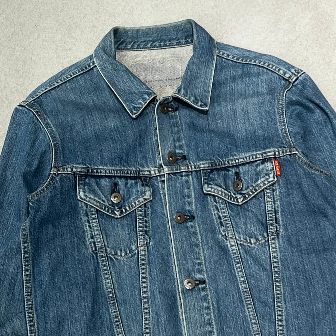 에드윈 자카드 데님 트러커자켓 s10746 상품이미지3
