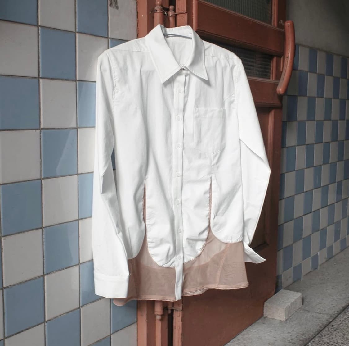 울리카 상투스 매쉬 판넬 셔츠 상품이미지4