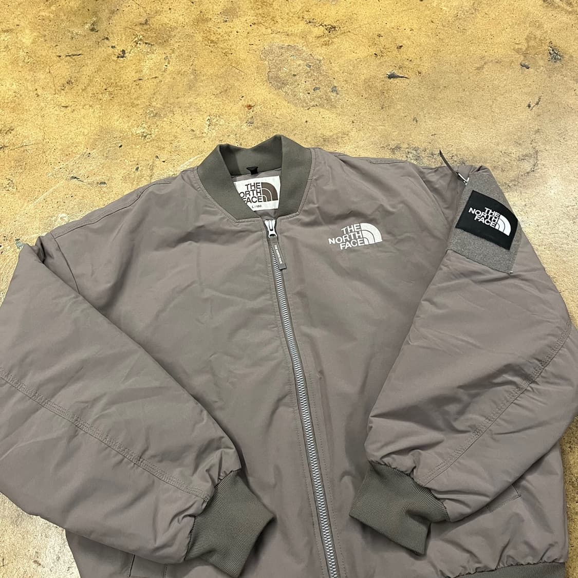 [정품/L] 노스페이스 봄버 자켓 회색 점퍼 b15 상품이미지1