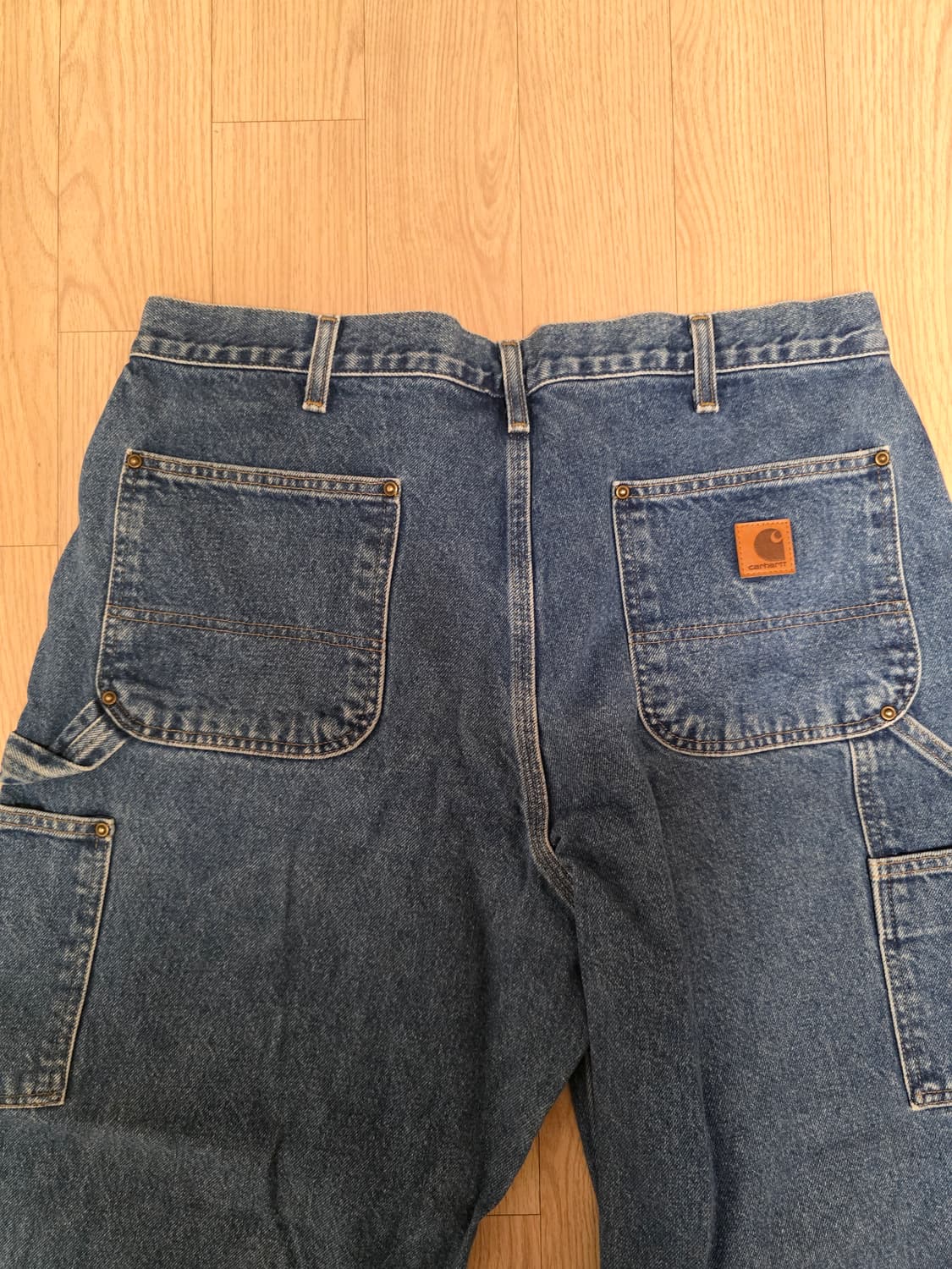 (데드스탁)칼하트 더블니 카펜터 데님 팬츠 38x30 상품이미지9