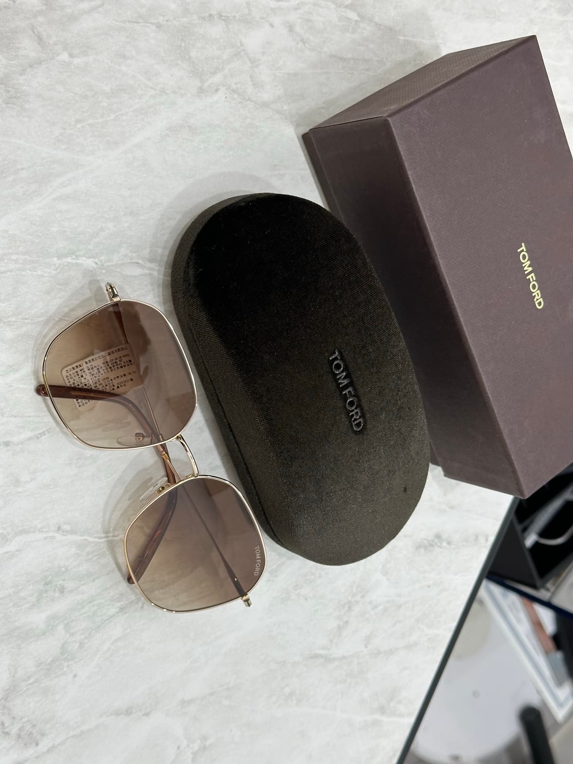 톰포드 선글라스 TF-887 28F 골드 선글라스 상품이미지1