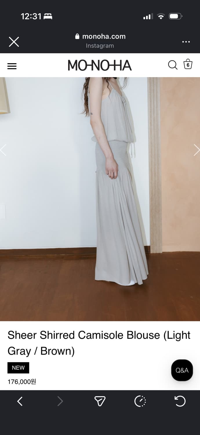 monoha blouse 상품이미지3