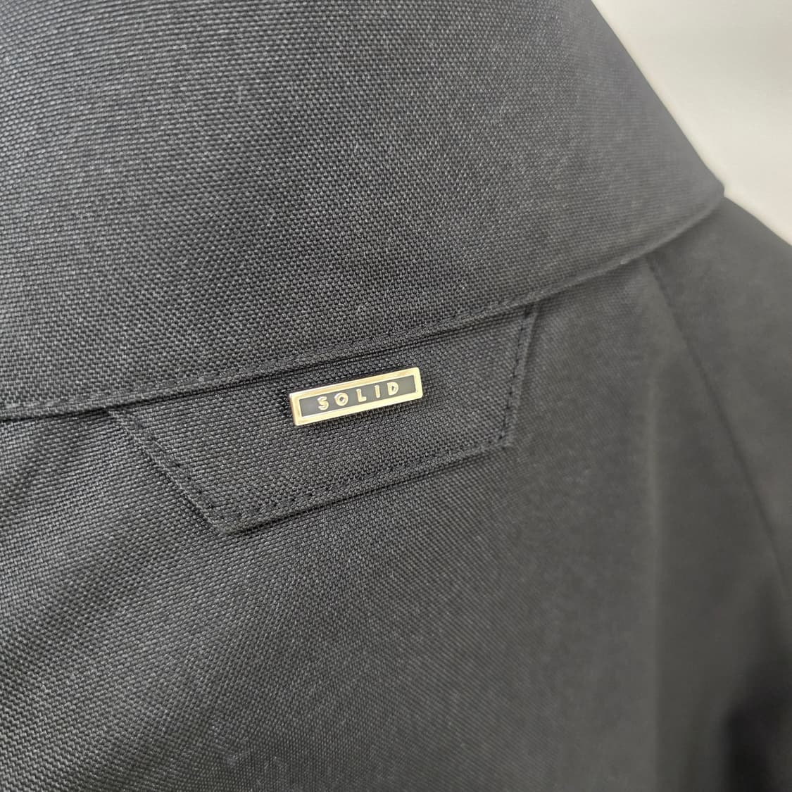 솔리드옴므 로고 쉘 파카 자켓 48사이즈 100 판매 상품이미지2