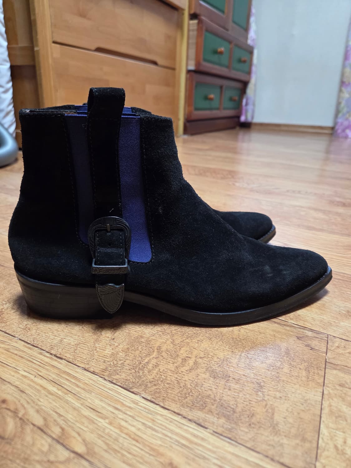 toga virilis 토가 비릴리스 블랙 스웨이드 부츠 42 상품이미지4