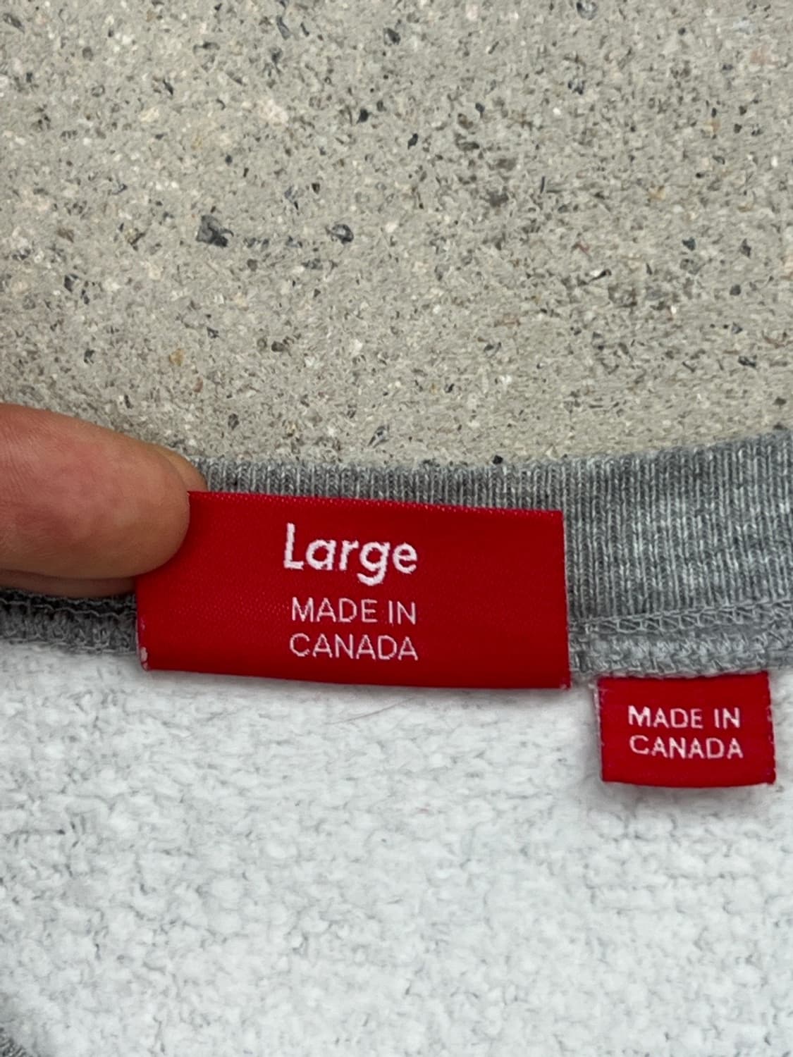 슈프림 15FW 아치로고 헤더그레이 맨투맨 상품이미지8