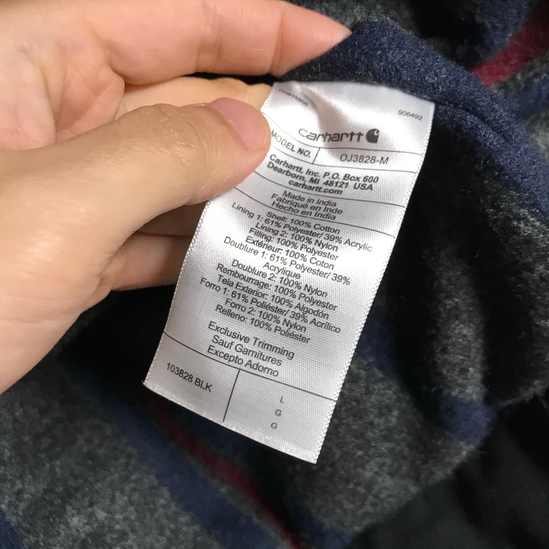 칼하트 검정 디트로이크 워크자켓 상태굿 상품이미지4