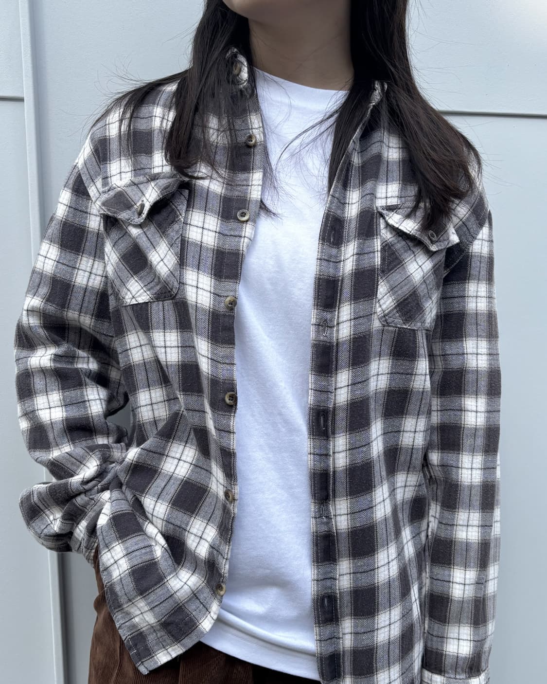 일본빈티지 TULTEX 체크 셔츠 상품이미지1