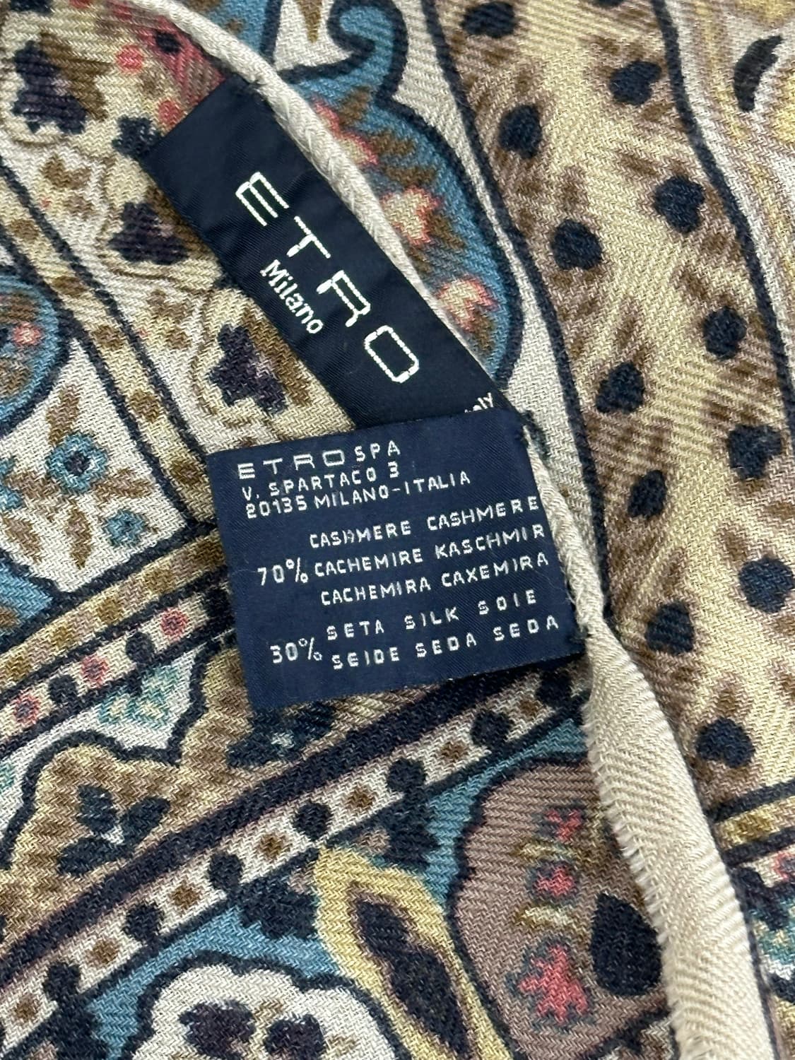 에트로 캐시미어 실크 머플러 상품이미지8