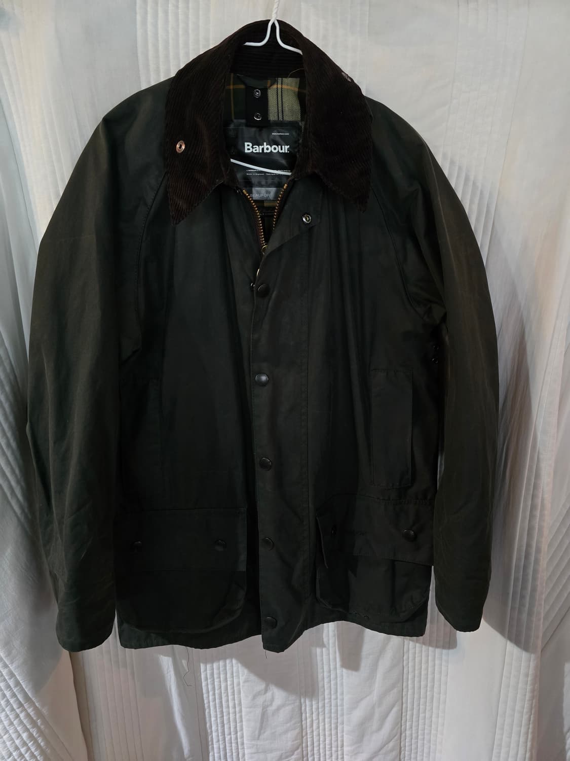 바버 뷰포트 자켓 올리브 상품이미지2