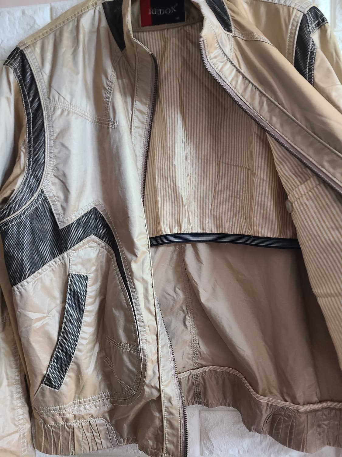 REDOX 남성 봄버 자켓 베이지 상품이미지9