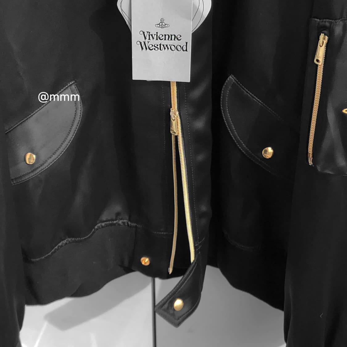 비비안/자수 ma-1 봄버 블루종 상품이미지7