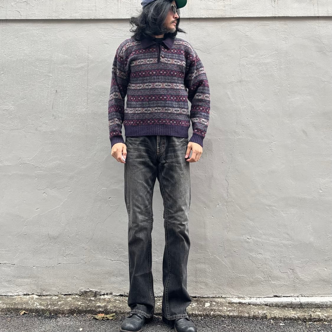 90년대 빈티지 베이커 스트리트 울 스웨터 상품이미지7