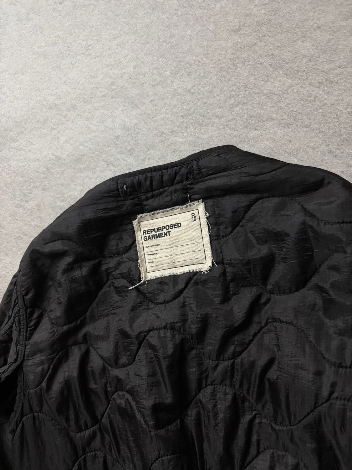 R13 고딕라이너 퀄팅 자켓 상품이미지4