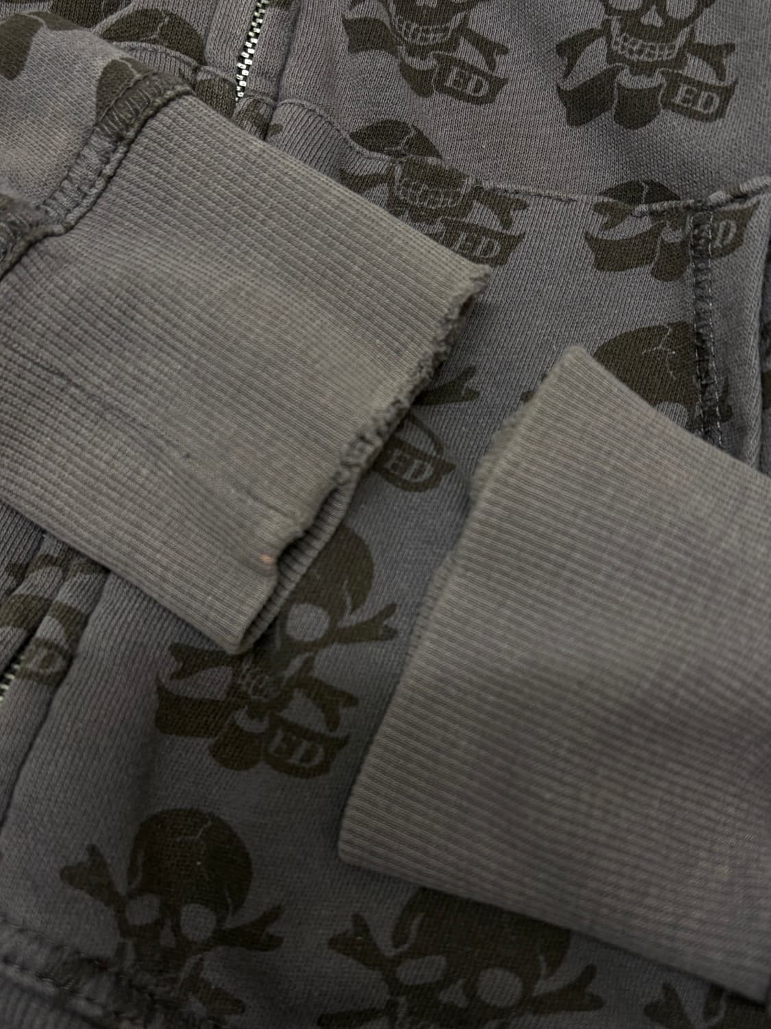 ed hardy 에드하디 해골 프린팅 후드집업 상품이미지8