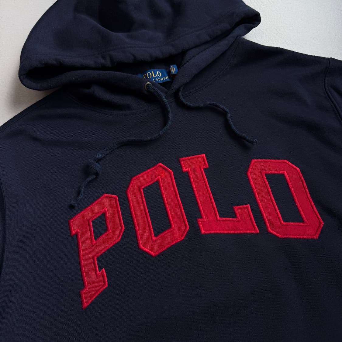 폴로 신형 빅로고 성조기 패치 후드티 상품이미지3
