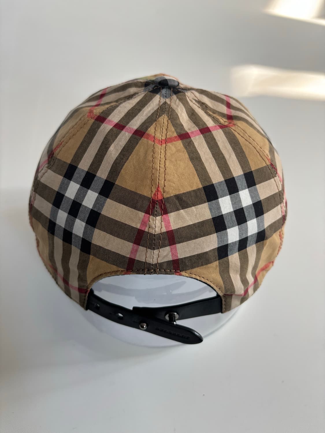 Burberry 버버리 레인보우 노바 체크 볼캡 상품이미지4