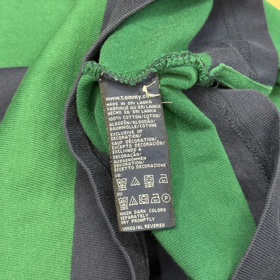 M 타미힐피거 스트라이프 럭비 티셔츠 상품이미지5