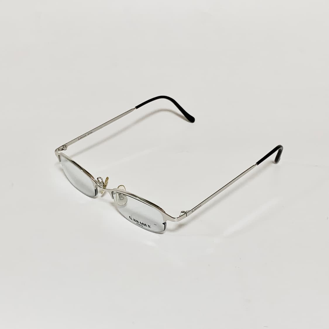 914 데드스탁 하금테 안경 슬림 직사각 메탈 빈티지 Y2K 미니멀 안경 상품이미지3